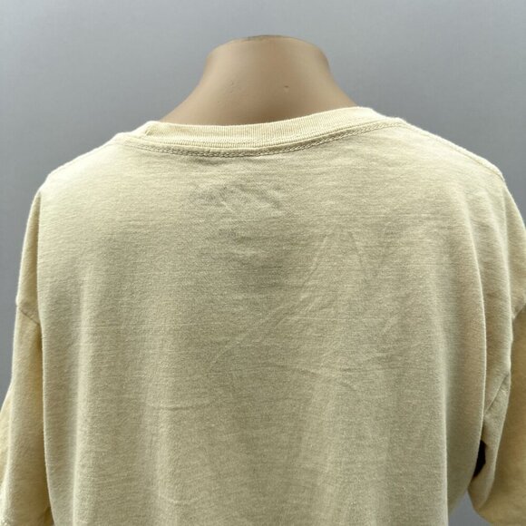 Def Leppard Hysteria Boxy Fit Crop Shortsleeve T-Shirt Graphic Tee Cream Women M - Picture 9 of 10